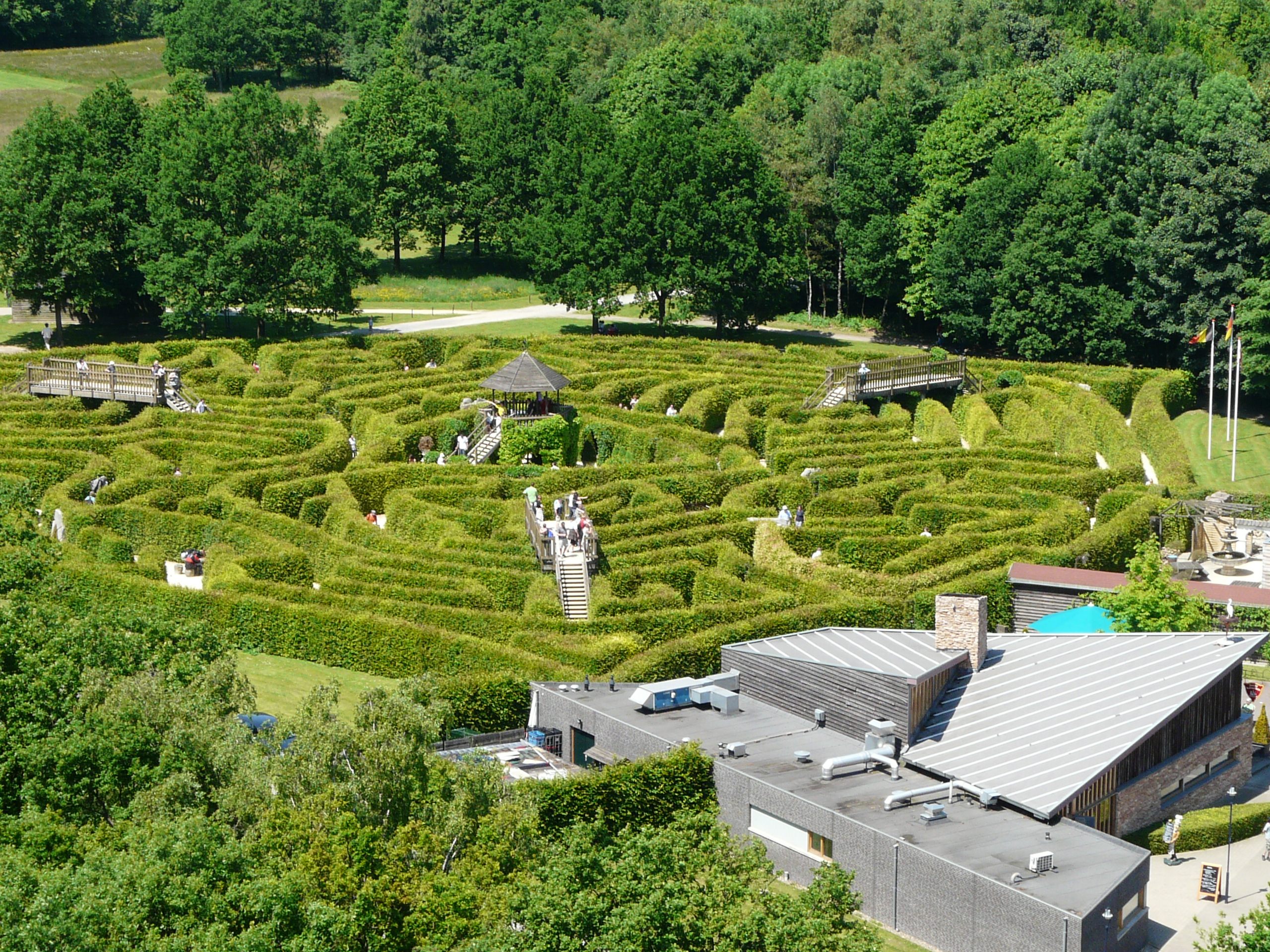 The site was built by British landscape artist Adrian Fisher.