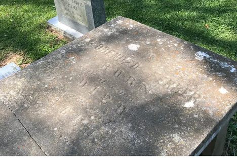 Gravestone of a pirate