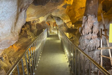 Inside the cave 