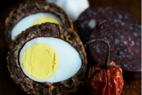 Black Fire Scotch Eggs