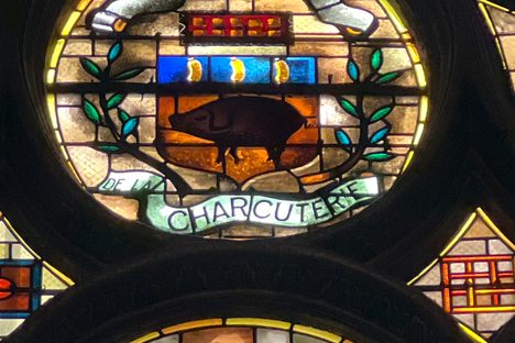 The Sausage Stained Glass of the Eglise Saint Eustache