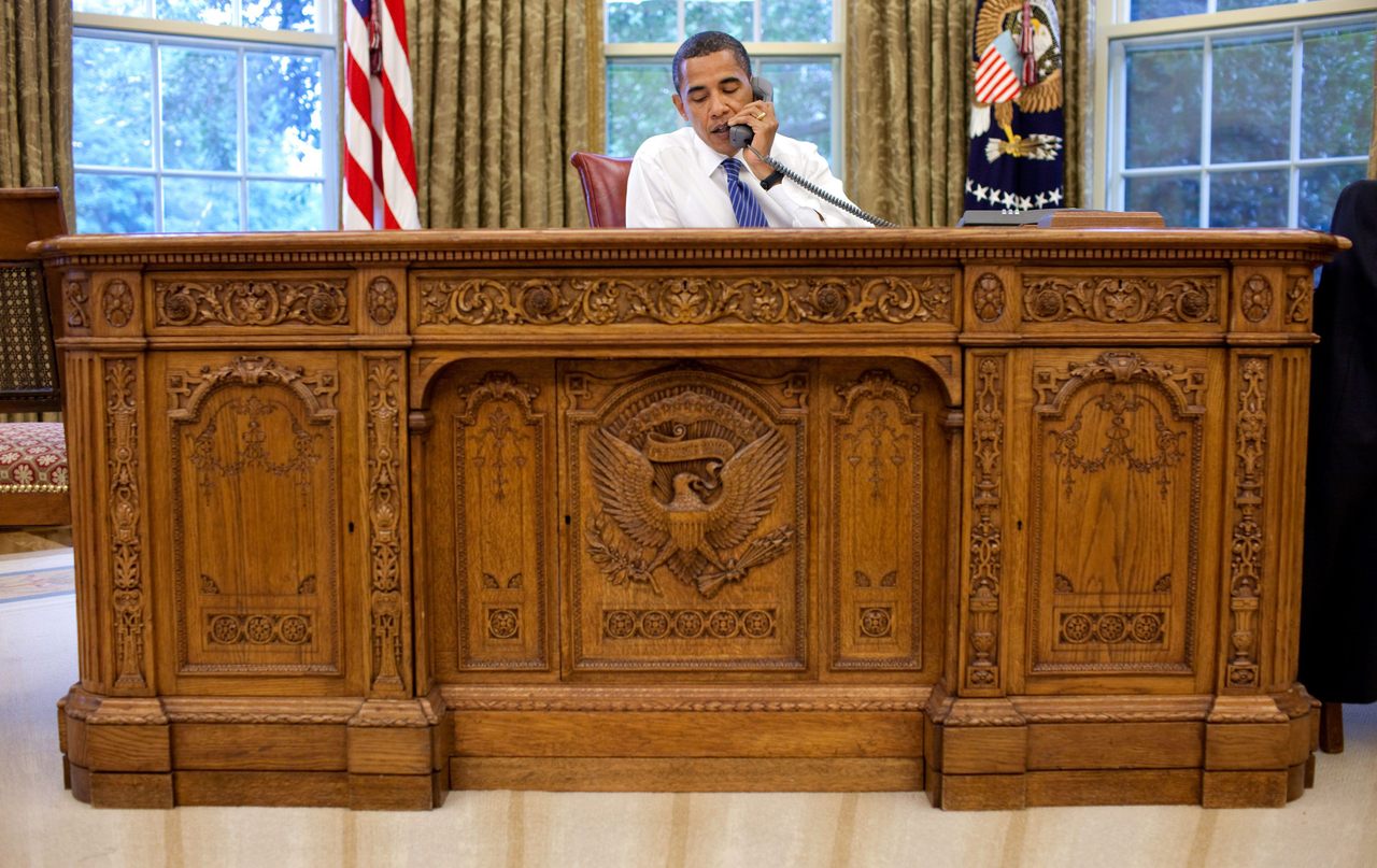 The Resolute Desk is considered the greatest of the presidential desks.