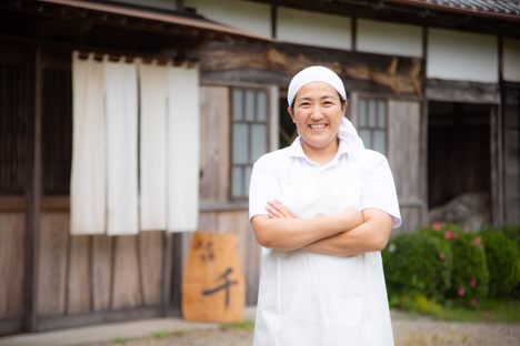 Shibata, outside of Fromagerie Sen.