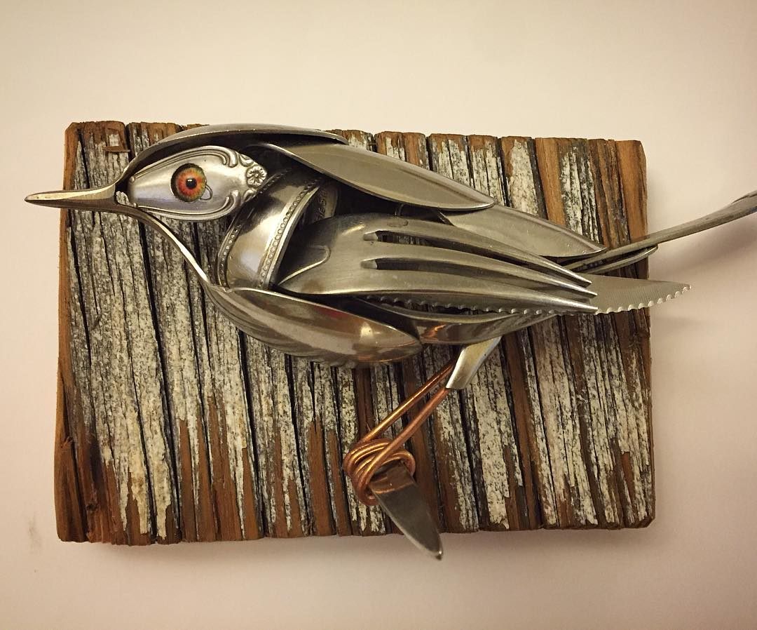 Meet the Artist Who Makes Creatures Out of Cutlery - Gastro Obscura