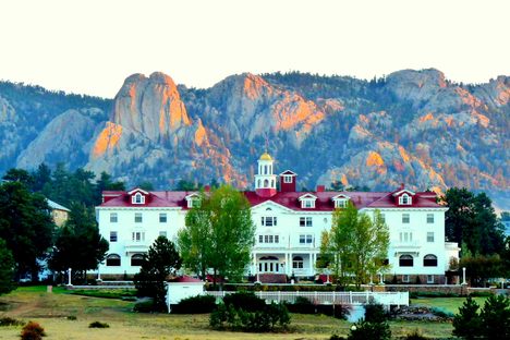 Stanley Hotel at sunrise.