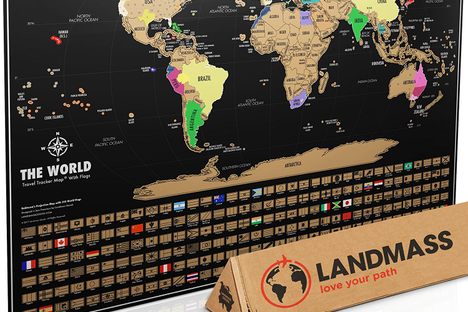 Wishlist: A Scratch-Off World Map Poster