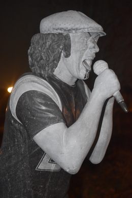 Brian Johnson Statue