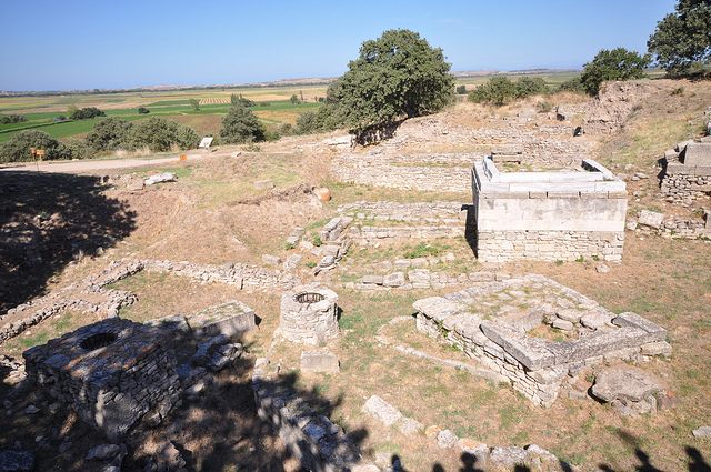 The ruins of Troy.