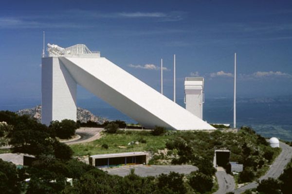 The McMath-Pierce Solar Telescope at Kitt Peak National Observatory.
