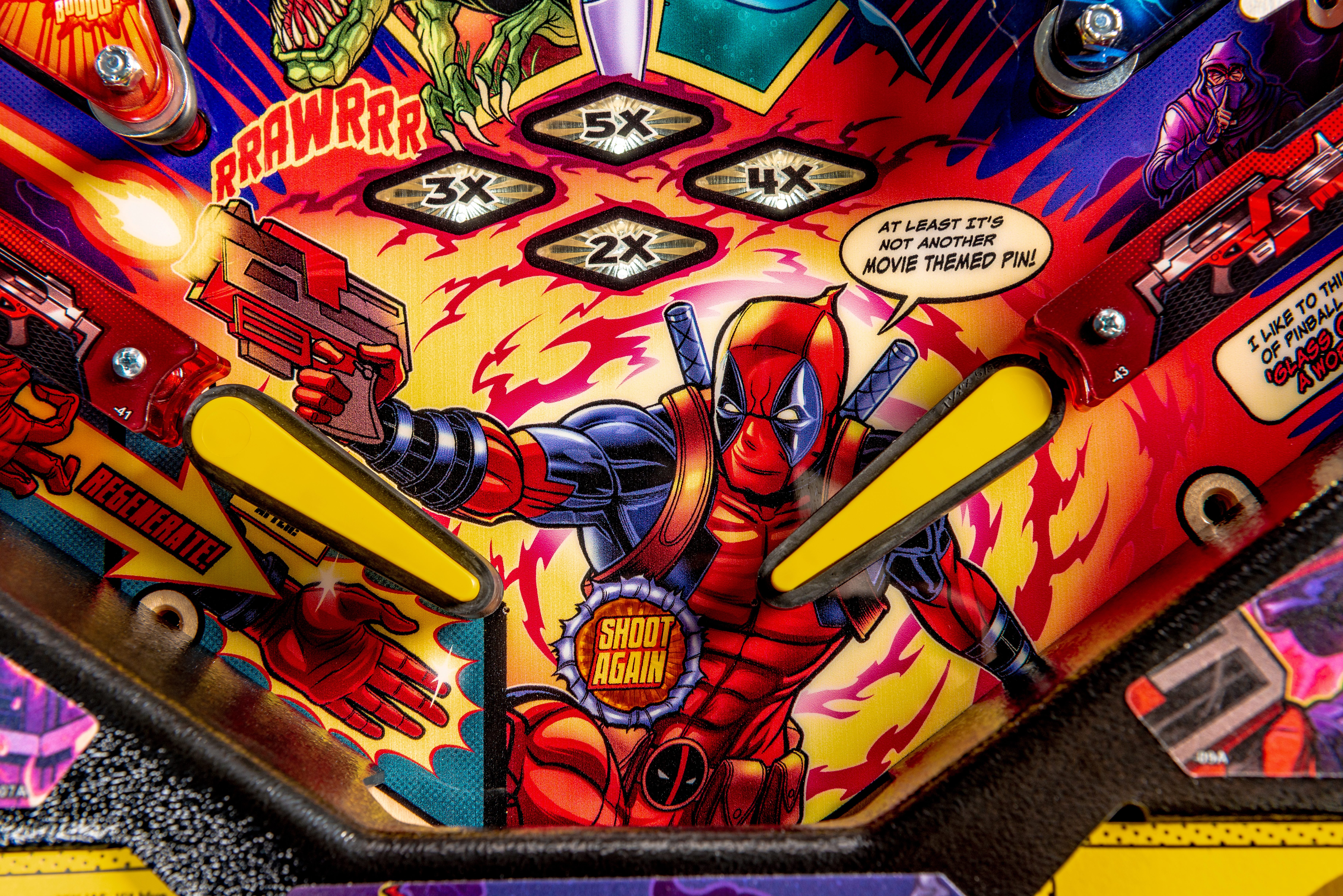 Modern pinball machines are what you might call visually dense. 