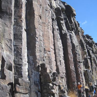 The Black Cliffs near Boise are great for climbers. 