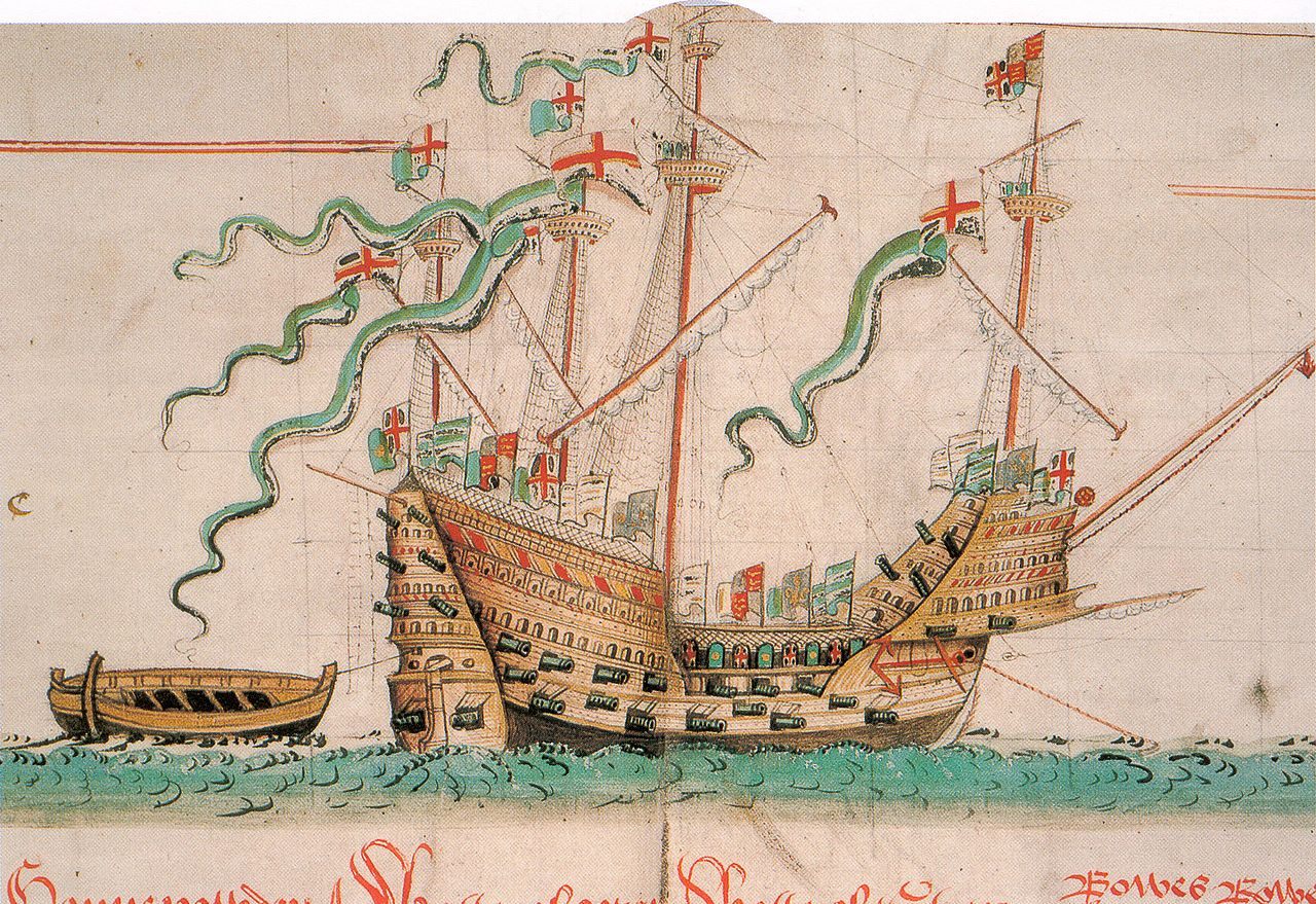 The <em>Mary Rose</em>, c. 1546.