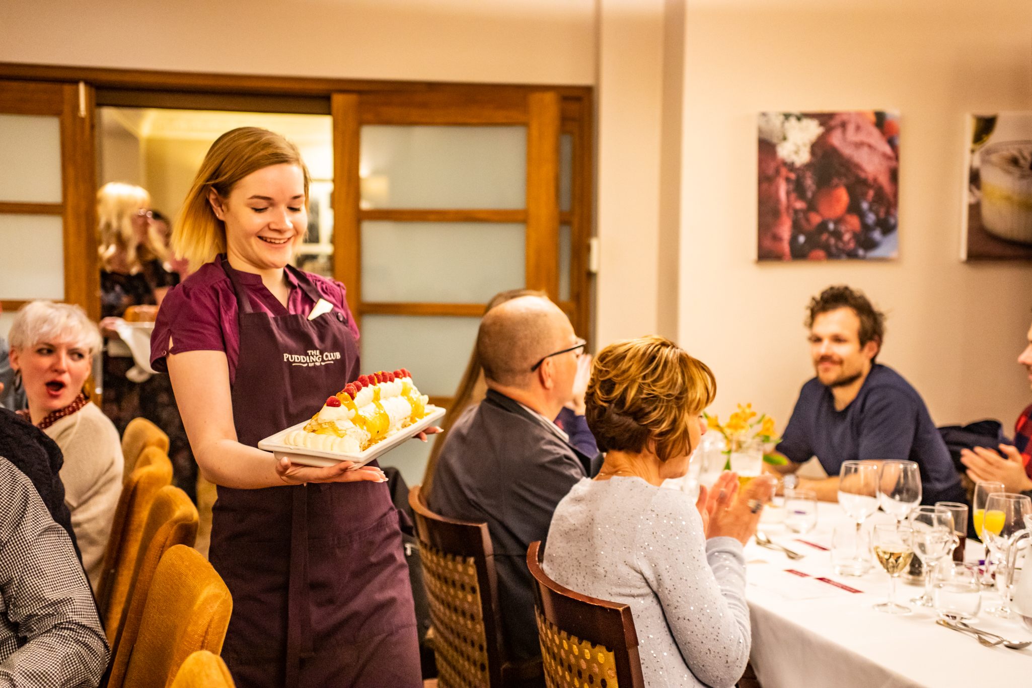 A passionfruit roulade gets a passionate reaction.