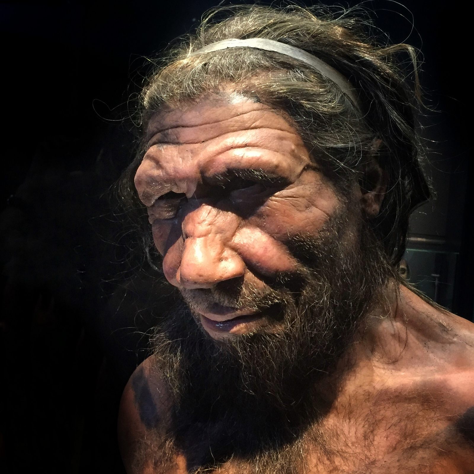 neanderthal man full body