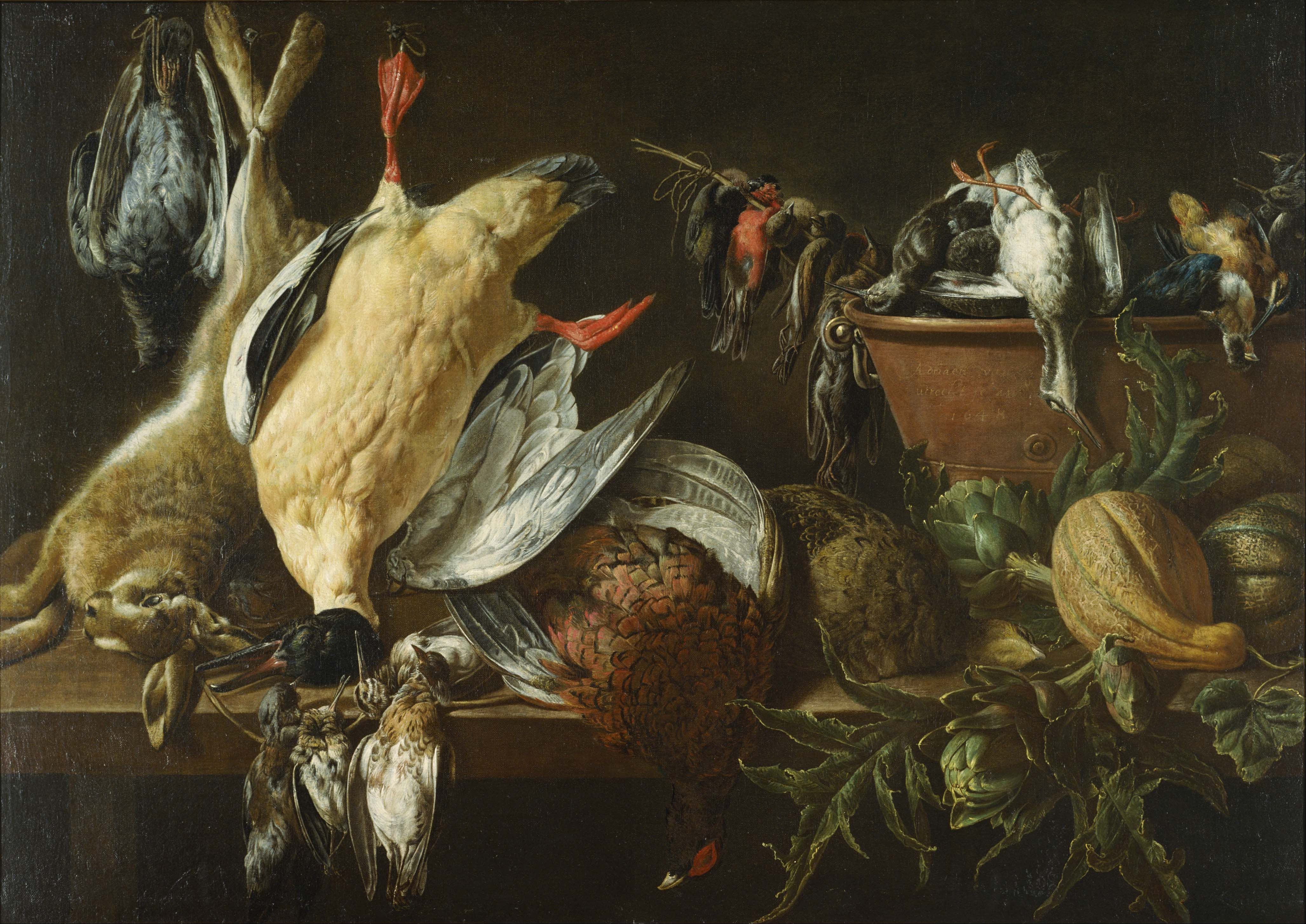 Typical items in an 18th-century kitchen.