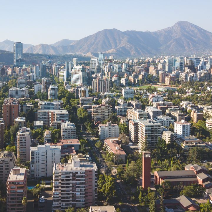 A view of Santiago.