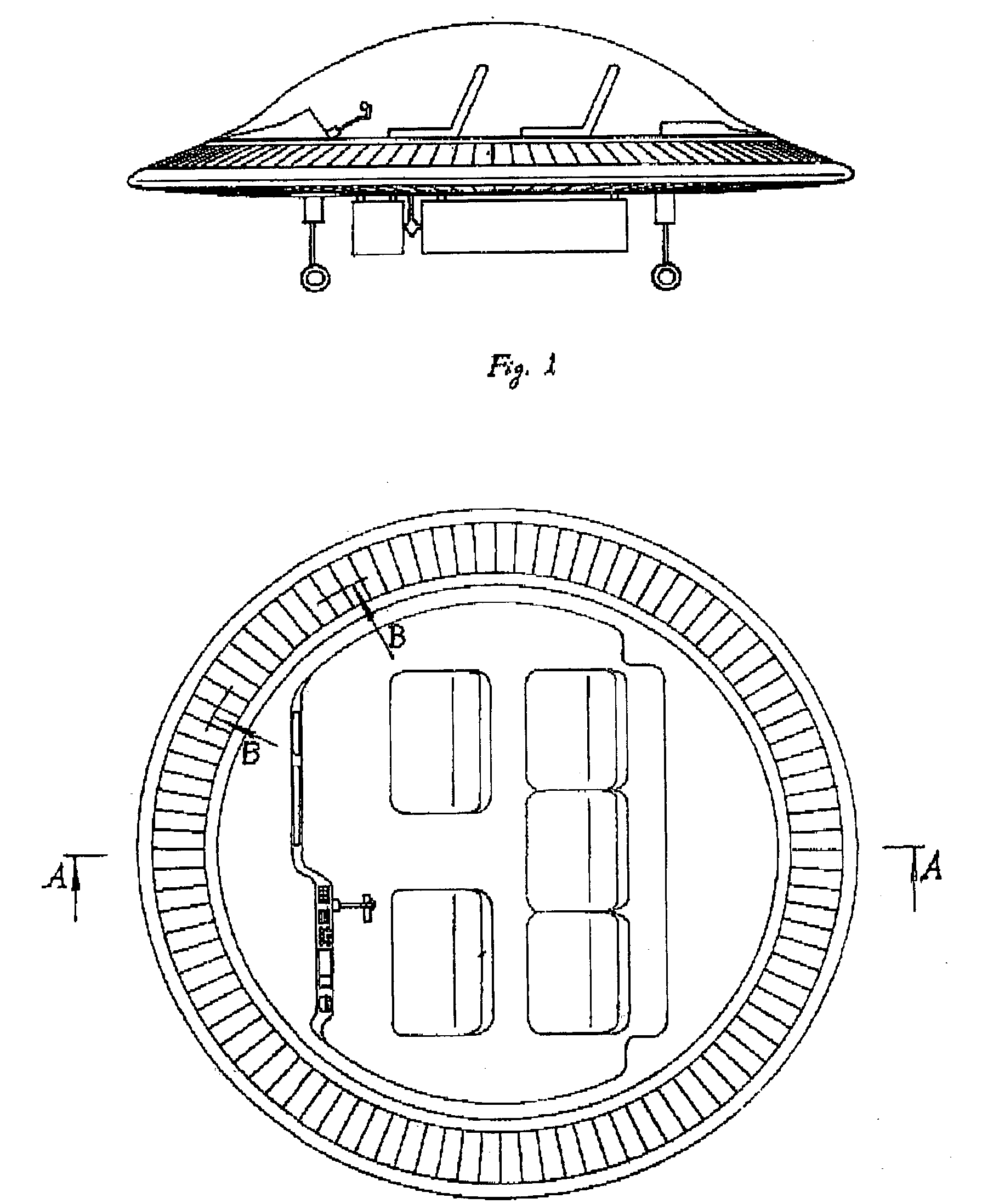 The patent document for this 2003 invention describes it as a “ring-shaped wing helicopter, which is similar to a flying saucer in appearance.”