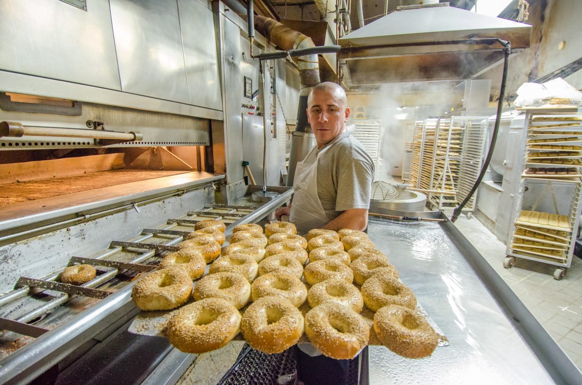 Meet the Indispensable Bagel Rollers of NYC