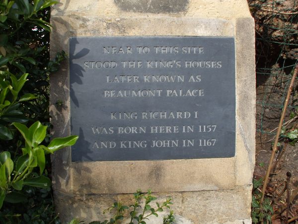 Beaumont Palace Marker – Oxford, England - Atlas Obscura