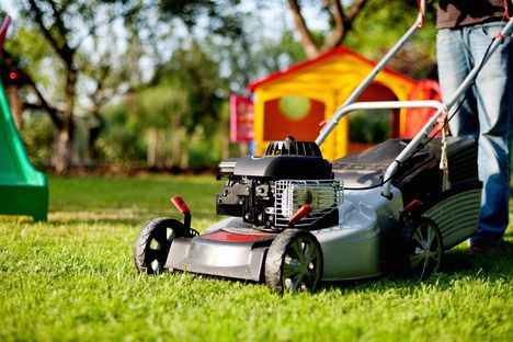 Sometimes mowing a lawn is all it takes to turn someone's day around.