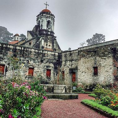 A view of the convent from the courtyard.