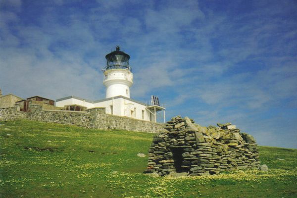St. Flannan's Cell and Flannan Isles Lighthouse.