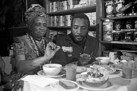 Gregory, with Dr. Alvenia Fulton, one of his nutrition mentors.