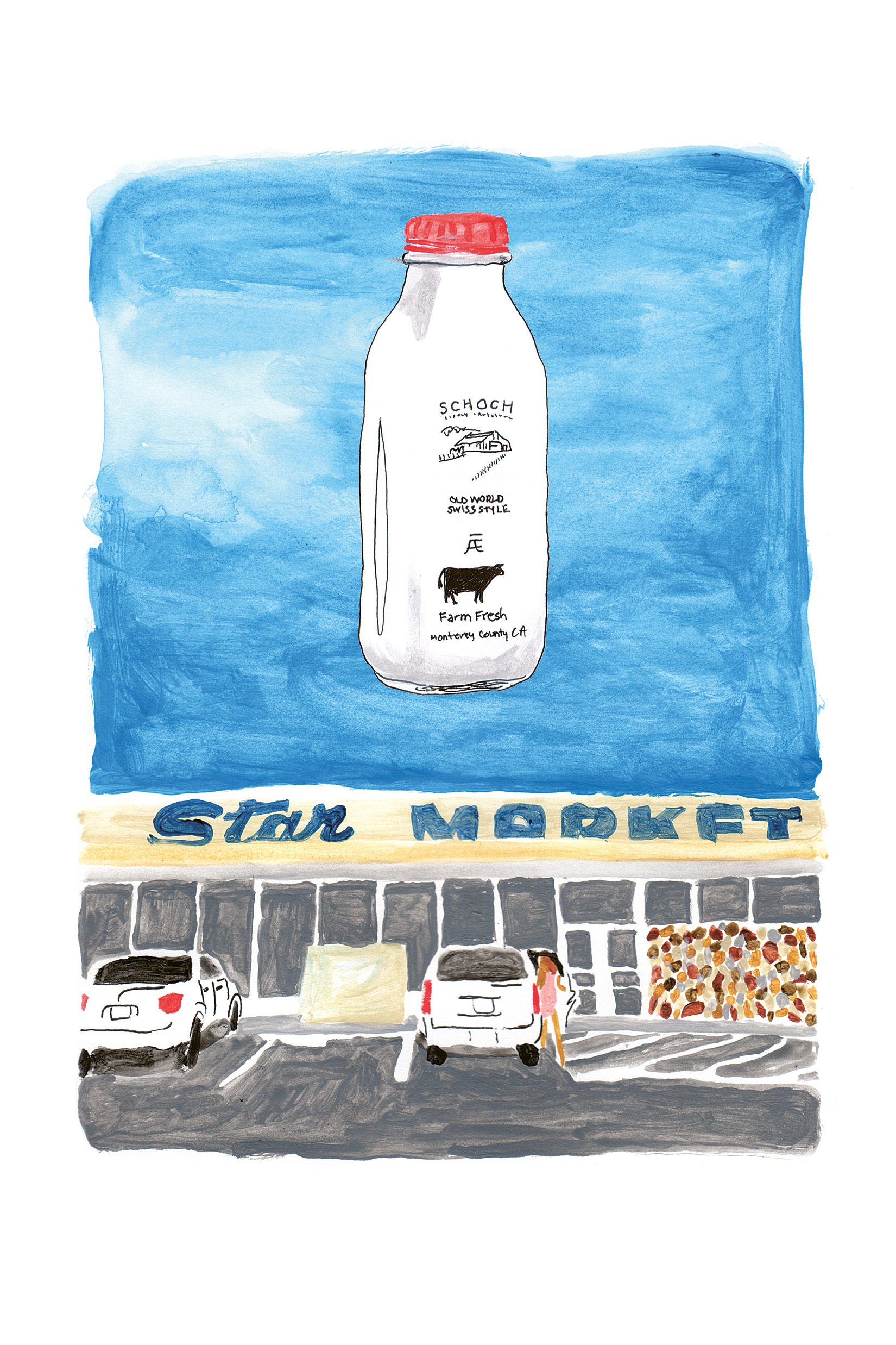 Schoch Family Farmstead now sells their milk and other dairy products—including the only Monterey Jack made in Monterey County—directly to local markets in the region. At Star Market in Salinas you can usually find everything they produce.