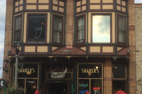 Front of bar