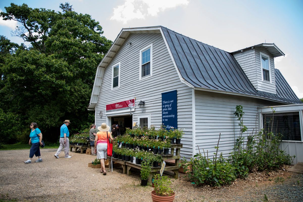 A plant sale at the Thomas Jefferson Center for Historic Plants, which sells thousands of packages of seeds and live plants each year.
