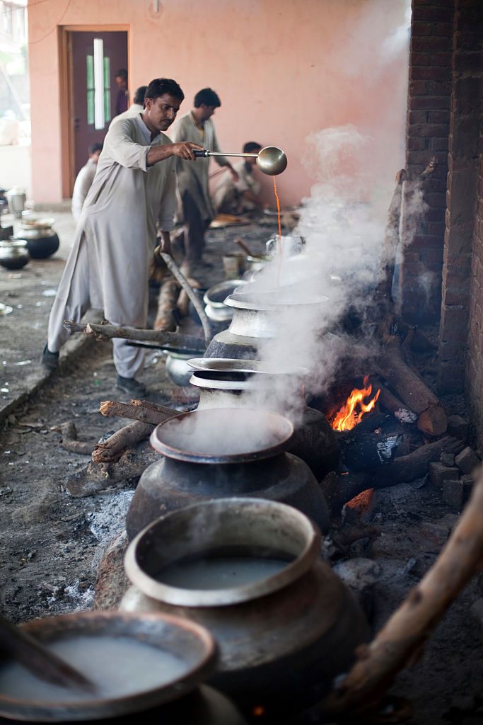 Wazwan is the centerpiece of Kashmiri weddings.