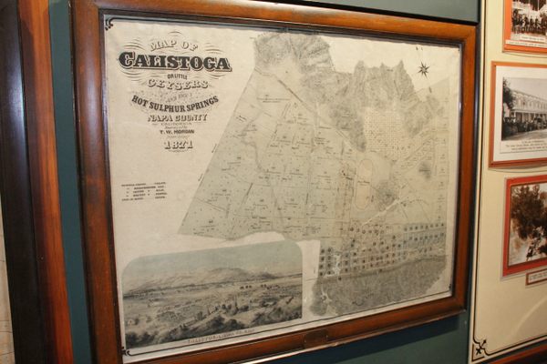 A map of Calistoga from 1871.