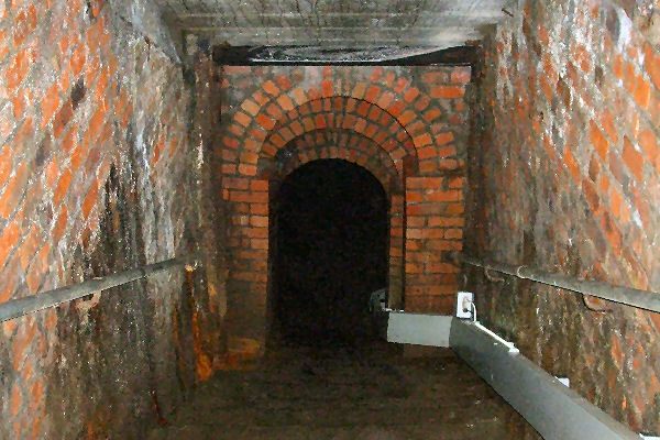 One of the tunnel entrances constructed  in WW2. 