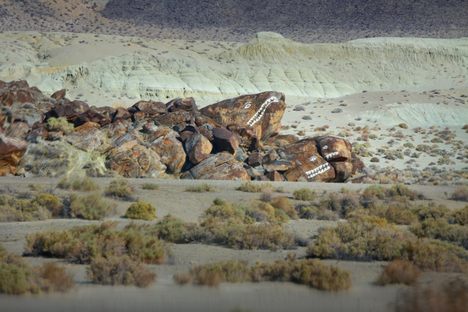 Fish Rocks, near Trona, Searles Valley, CA 9/21/2016
