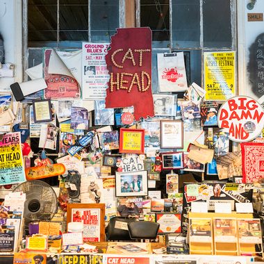 Check out the wall of fliers for the latest happenings in town. 