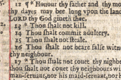 Fleeting Wonders: A Chance to Buy a Wicked Bible