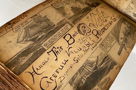 This unusual artifact—now housed at the Columbia University Libraries—is part comic collection, part journal of life in the 1930s.