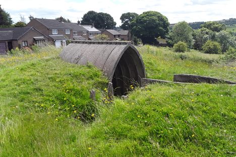 Partial remains  of Stanton shelter