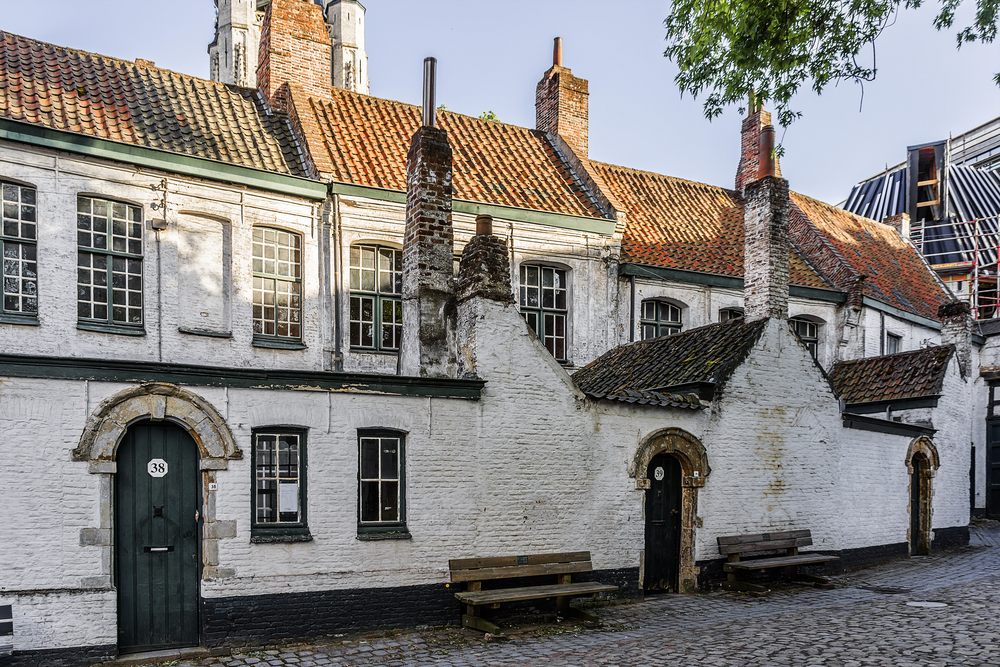 St Elisabeth Beguinage, Kortrijk, Belgium. 