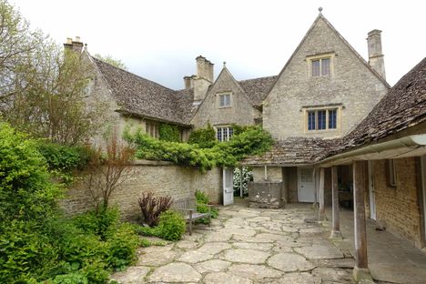 The courtyard.