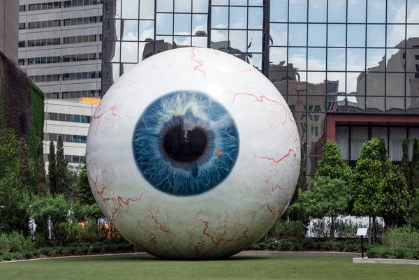 Eye' Sculpture – Dallas, Texas - Atlas Obscura