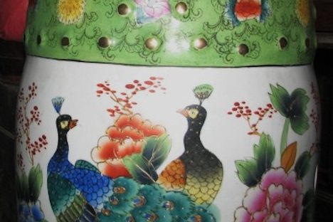 A vase in the Changi Junk Store.