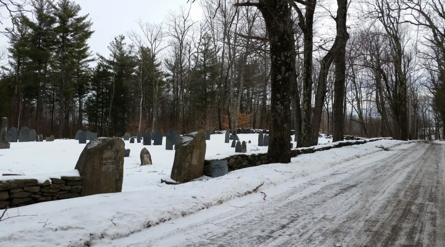 Some of the headstones have been stolen, while others sit in broken piles. 