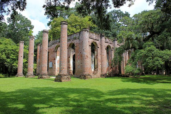 Old Sheldon Church Ruins