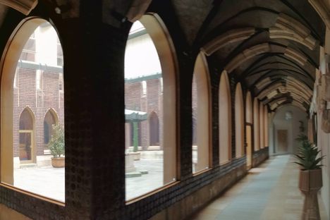 Panoramic view of the cloister