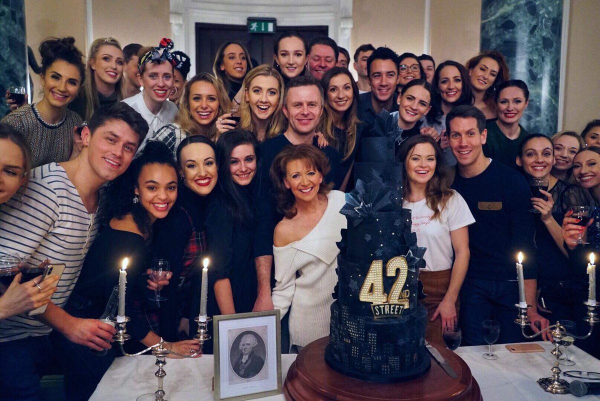2019's Baddeley cake, and the cast of <em>42nd Street.</em>