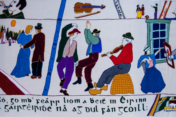Inspired by the Bayeux Tapestry, French Shore locals embroidered their own history for posterity.