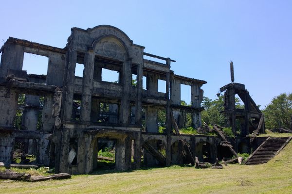 Ruins on Corregidor Island.