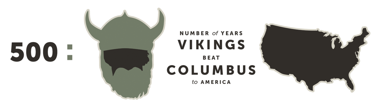 Number of years the Vikings beat Columbus to North America