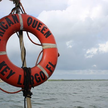 The ship is available to sail out into the Atlantic.
